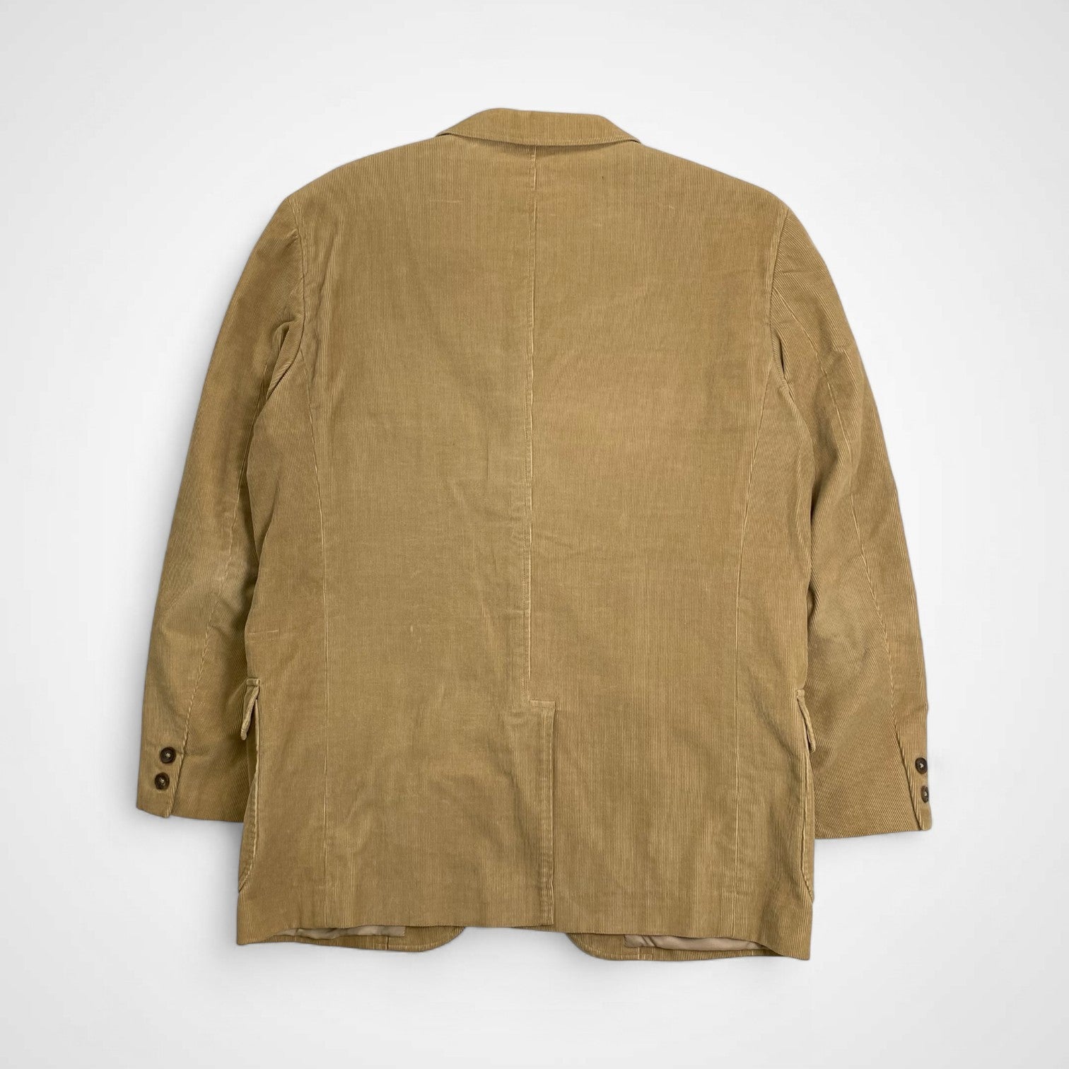 VAN JAC ヴァン ヂャケット / コーデュロイ 段返り3Bジャケット ベージュ SIZE:L