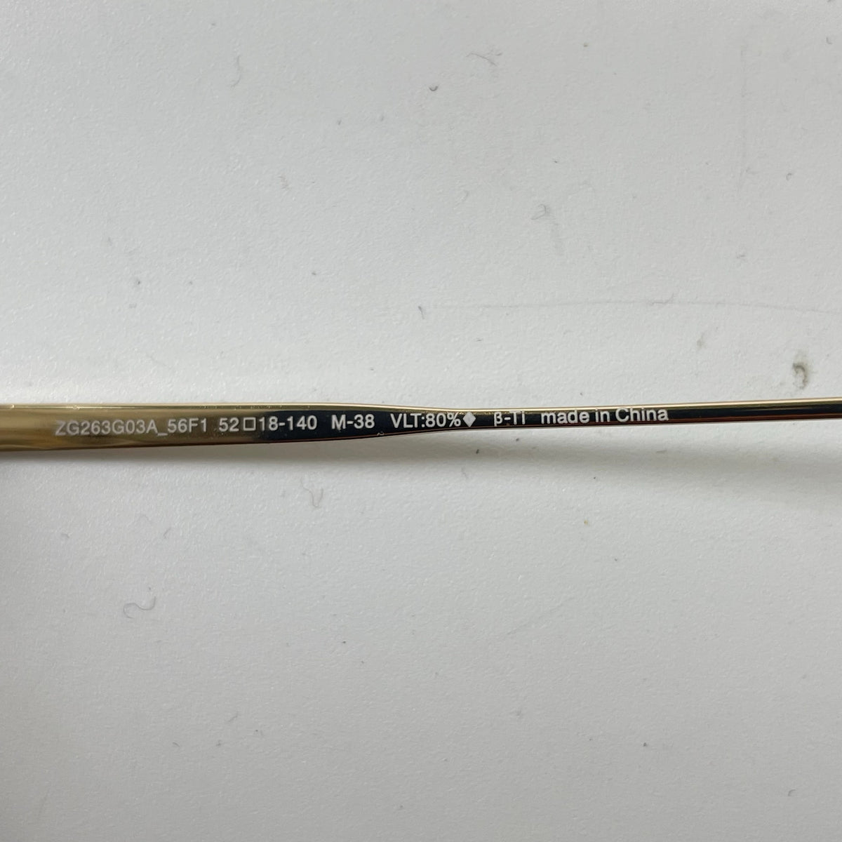 Zoff / リムレスサングラス SIZE:52□18-140