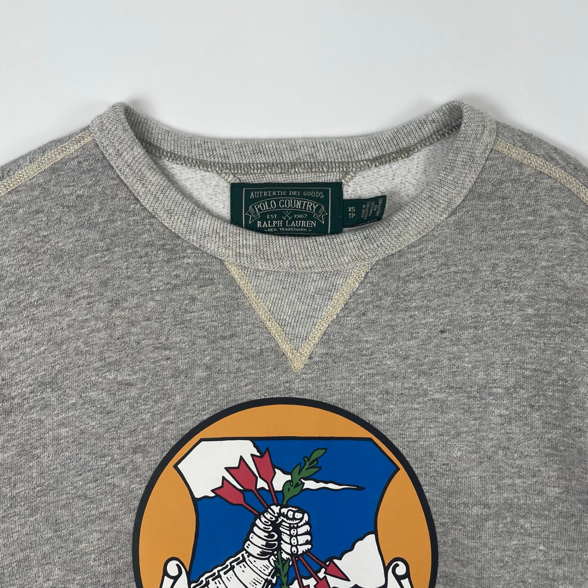 POLO COUNTRY / 両Vネックスウェット アメリカ空軍第67戦術航空団 SIZE:XS