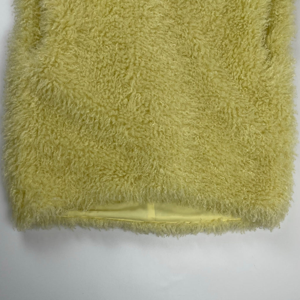 MIESROHE ミースロエ / シャギーベスト イエロー 参考定価：18,000+tax SIZE:FREE