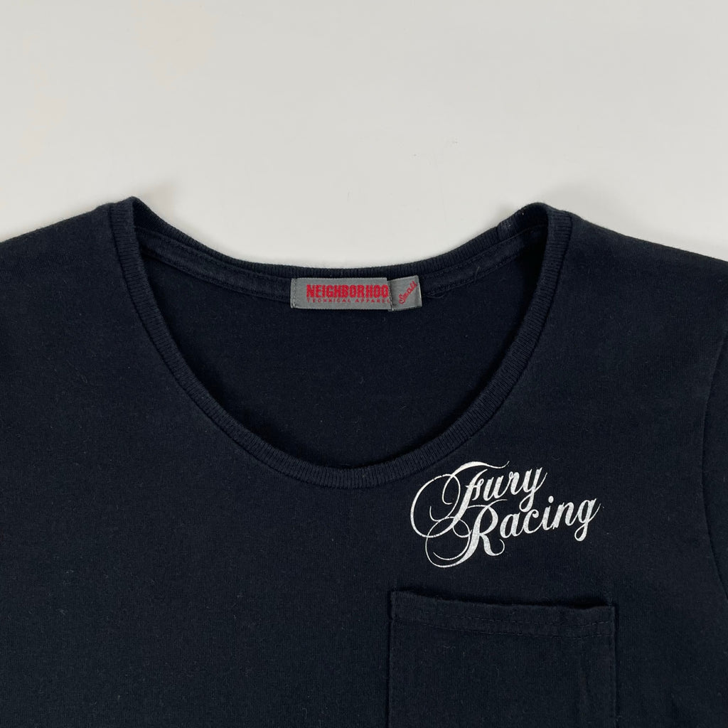 NEIGHBORHOOD / 00s Fury Racing TEE ブラック SIZE:S