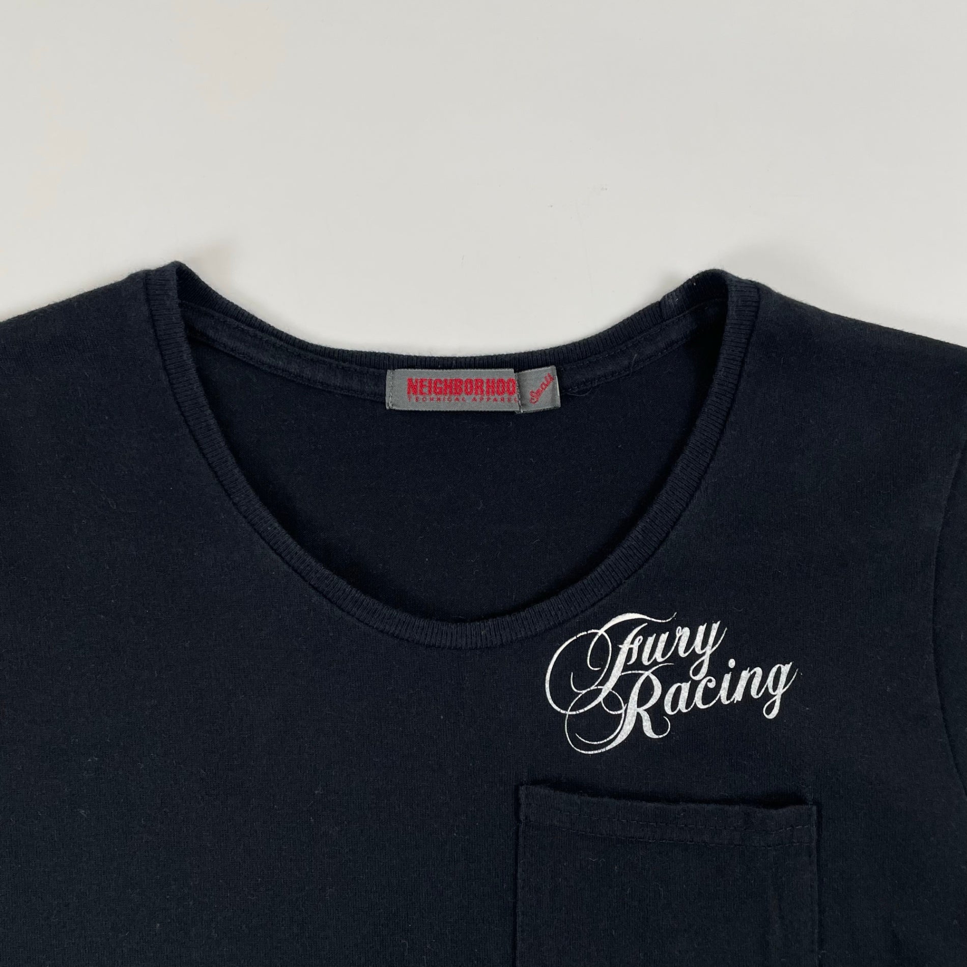 NEIGHBORHOOD / 00s Fury Racing TEE ブラック SIZE:S