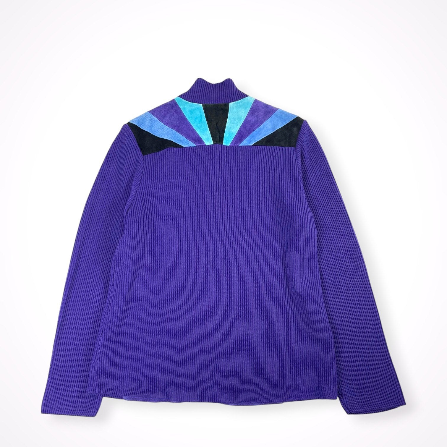 VINTAGE / 〈Bob Mackie〉スウェード×ニットジャケット