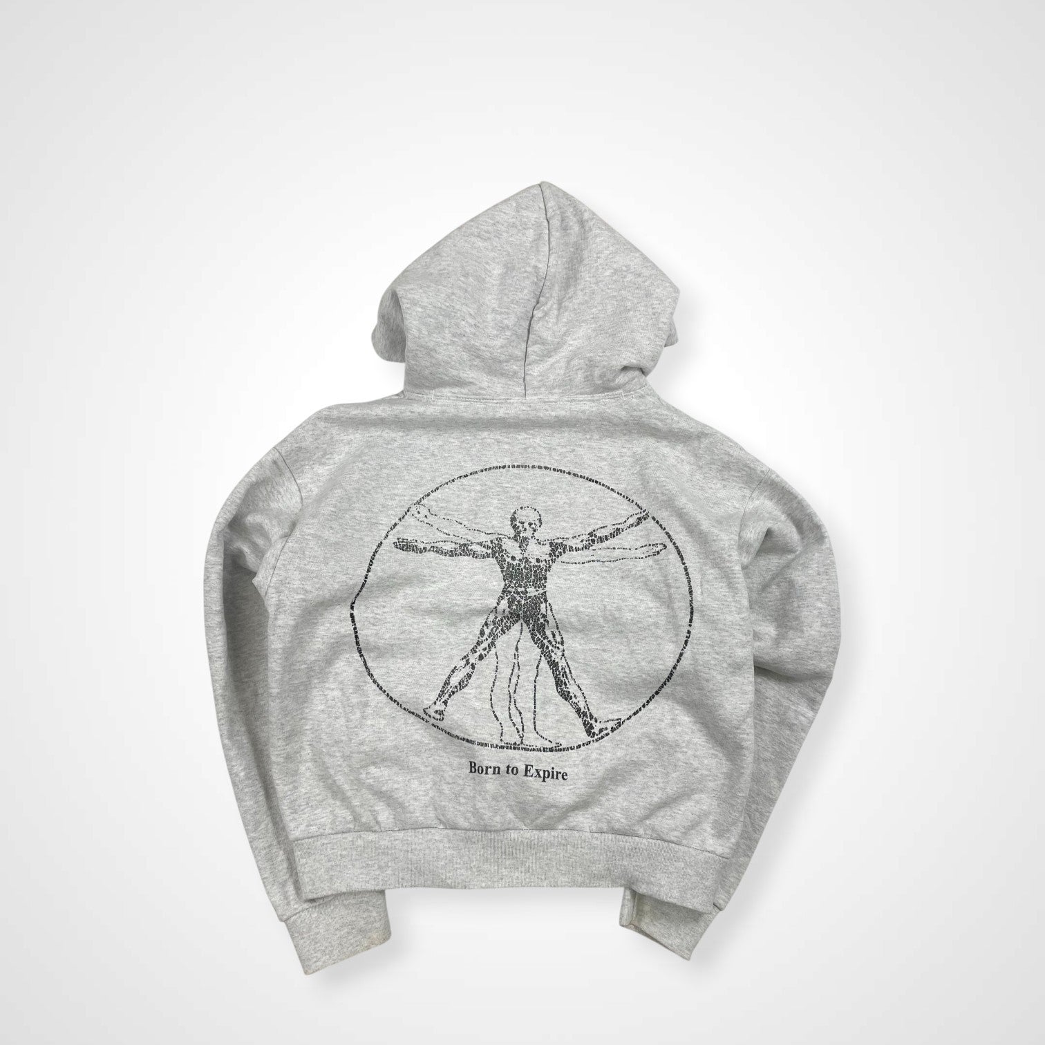 Basketcase gallery バスケットケース ギャラリー / Born To Expire 人体フーディ 短丈 参考定価：35,000程度 SIZE：S