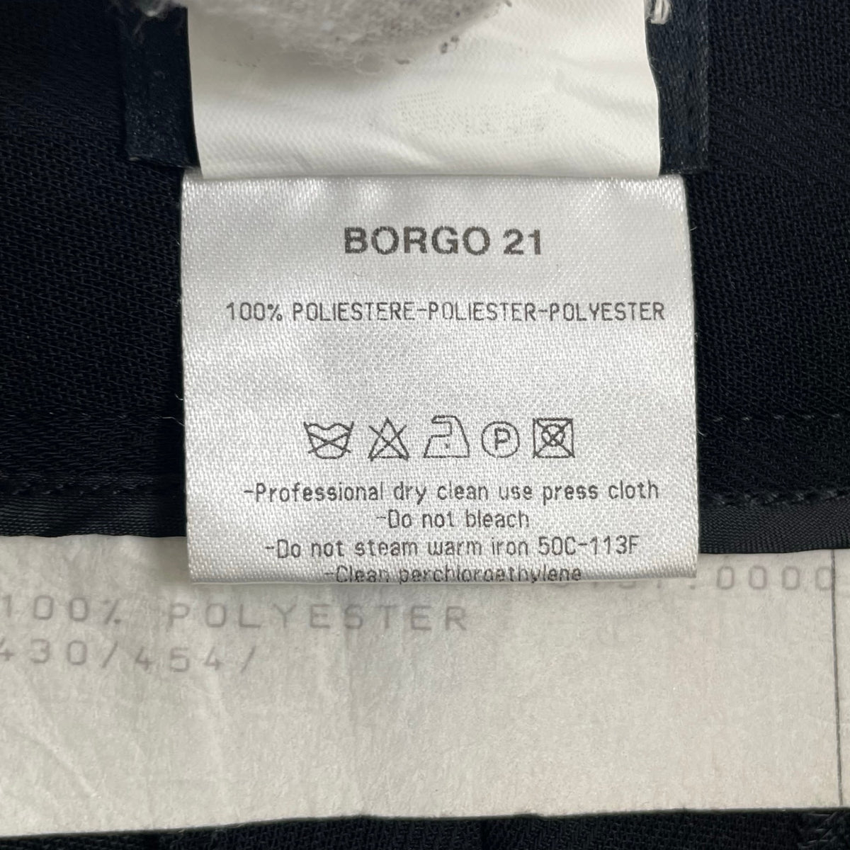 GIORGIO ARMANI / ヴィンテージストライプスラックス BORGO21 参考定価：160,000程度 SIZE:42