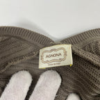 AGNONA / コットンニットベスト 参考定価：100,000程度 SIZE:40