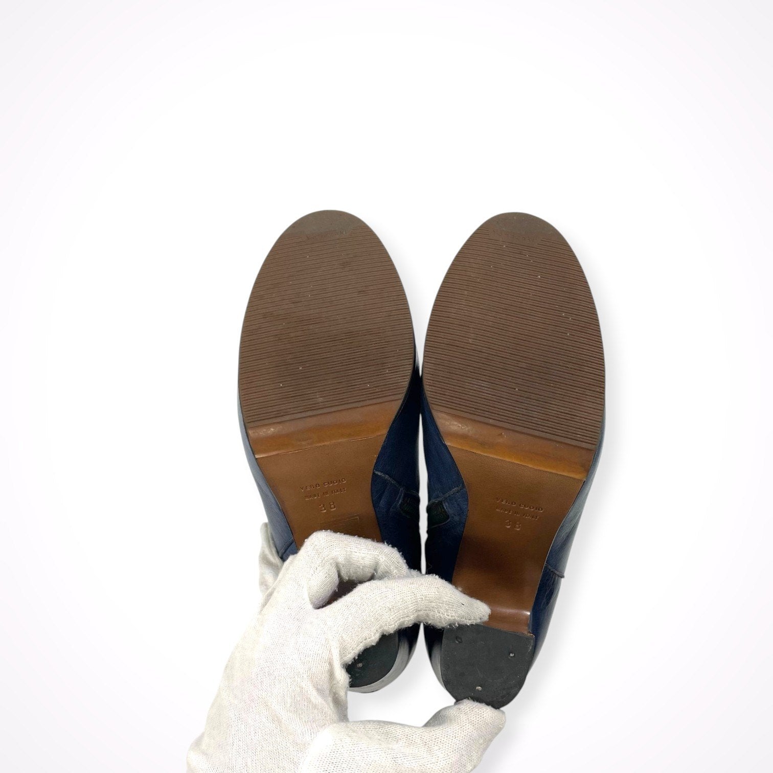 FABIO RUSCONI / レザーサイドジップショートブーツ 参考定価：50,000程度 SIZE:38