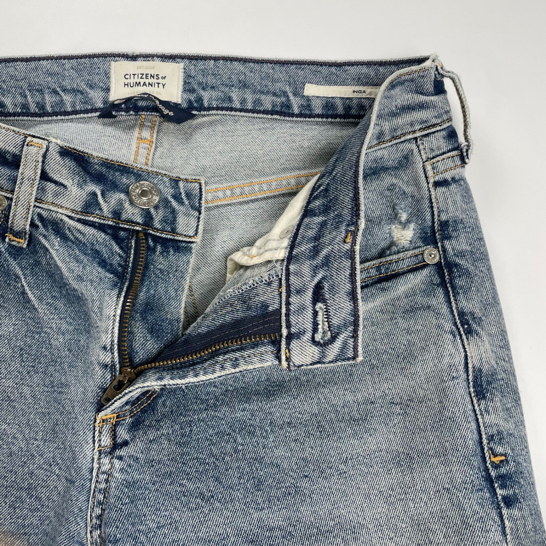 CITIZENS of HUMANITY シチズンズ オブ ヒューマニティー / Inga Low Rise Slim デニムパンツ 参考定価：30,000程度 SIZE:25