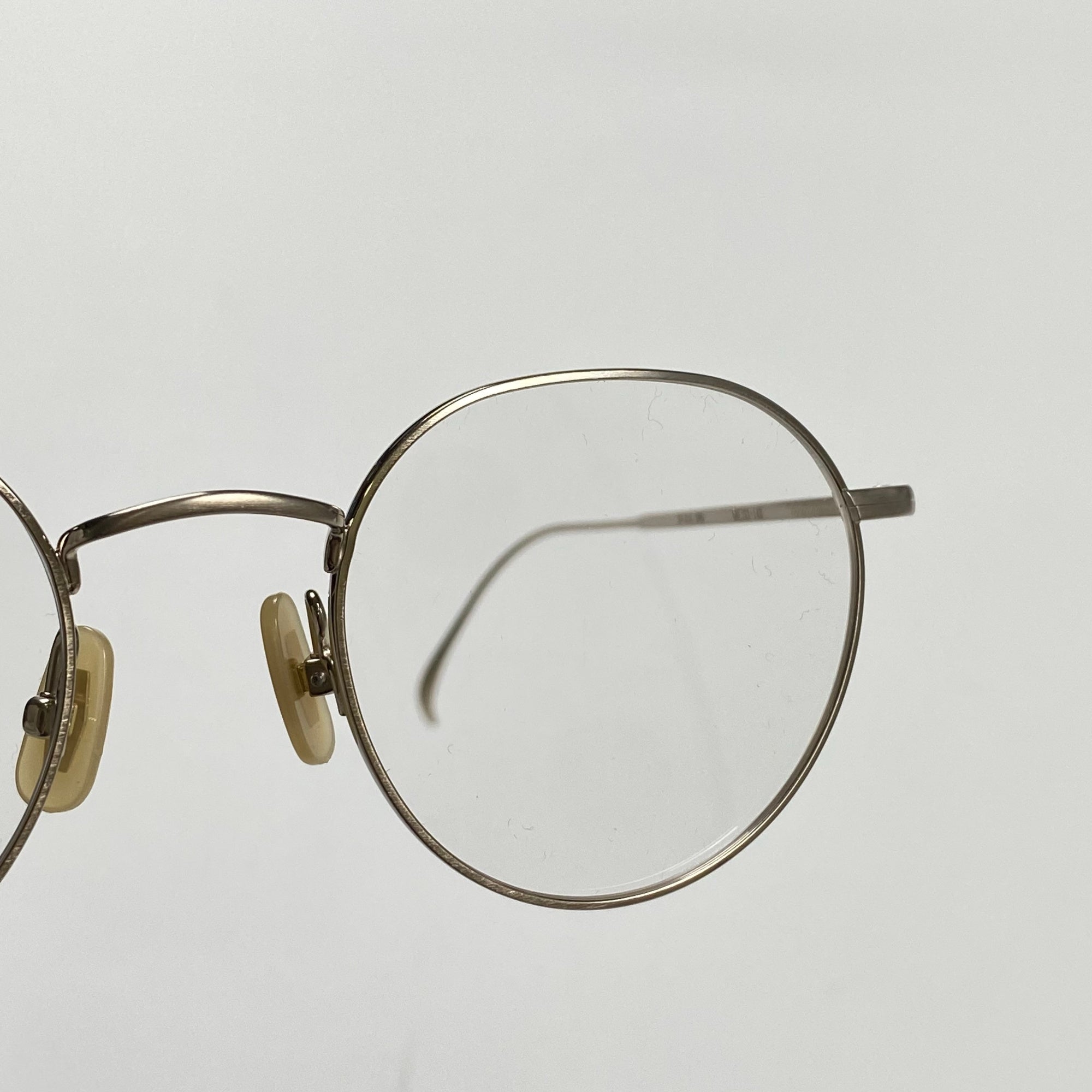 金子眼鏡 「VINTAGE」ライン / パント型 チタン BWG 度なしクリアレンズ  参考定価：40,000+tax