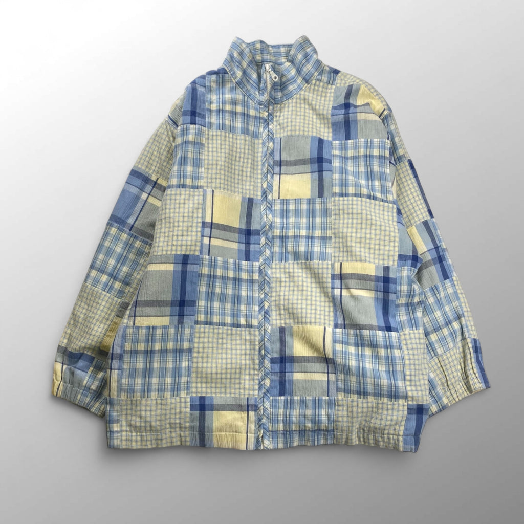 VINTAGE ヴィンテージ KORET FRANCISCA コレット フランシスカ / VINTAGE Pale Tone Patchwork Jacket フェアリー パッチワークSIZE:1X(XL程度)