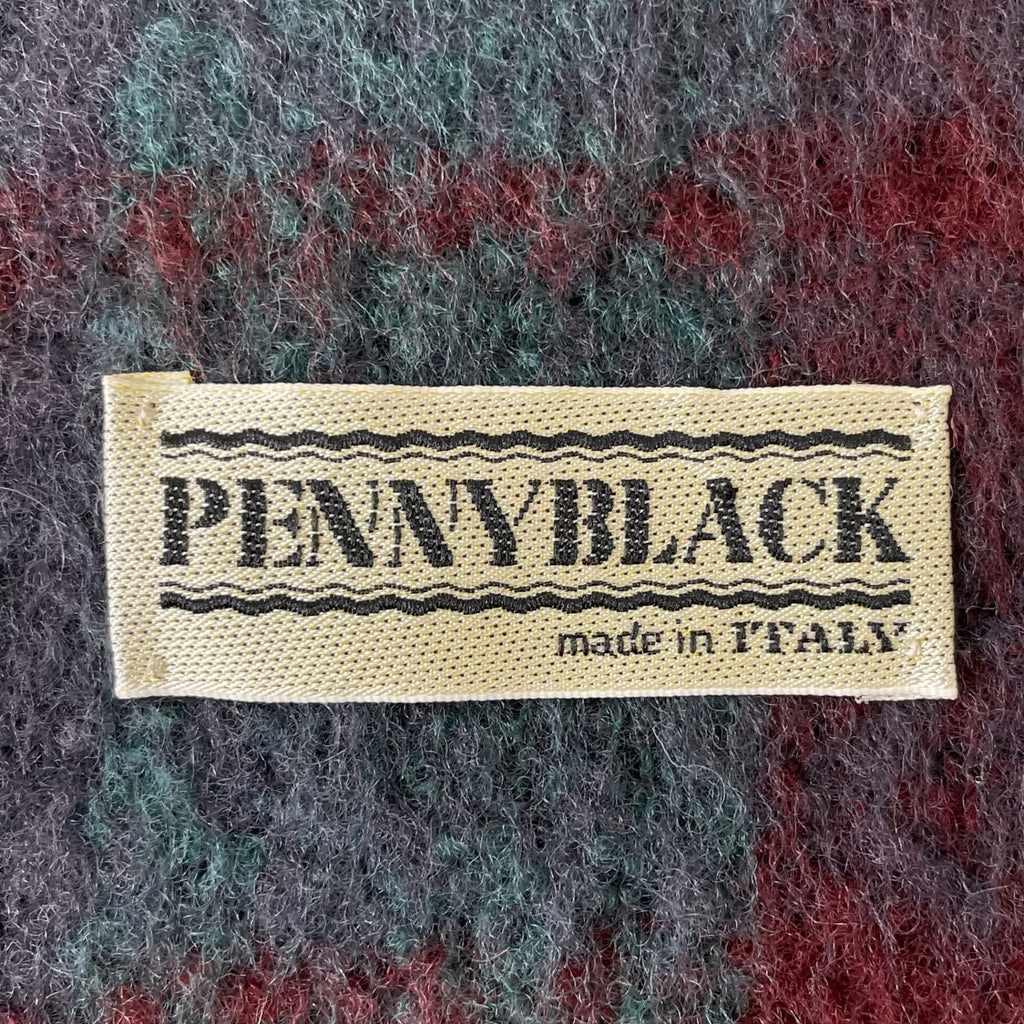 PENNYBLACK / 大判 シャドーチェックマフラー  イタリア製