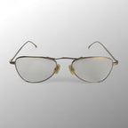 【美品】 金子眼鏡 VINTAGEライン / ティアドロップ型ハイブリッジ KV-167 度なしクリアレンズ 参考定価：40,000+tax