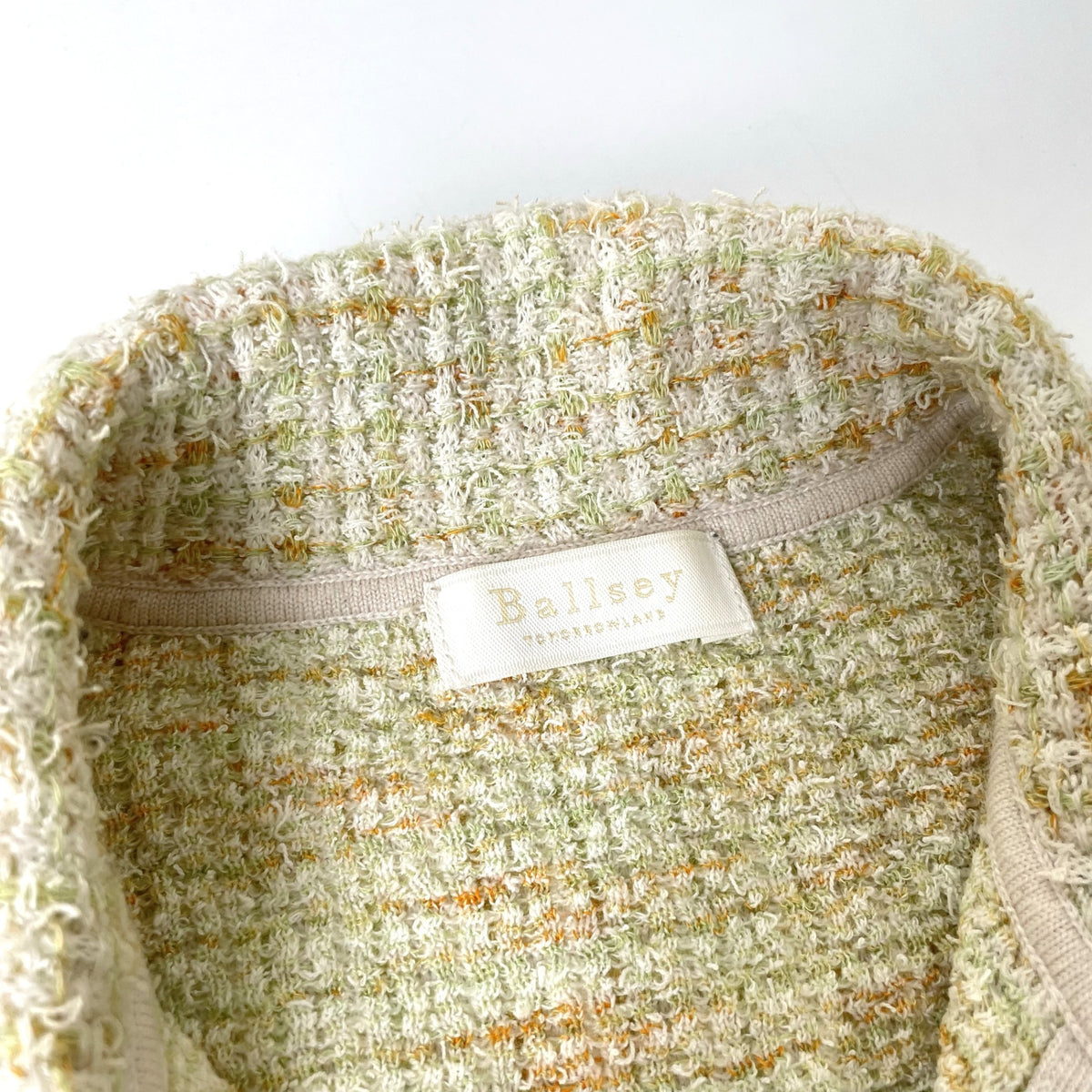 Ballsey / 26SS ミックスツイード シャツブルゾン 参考定価：38,000+tax SIZE:S