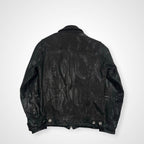 VINTAGE ヴィンテージ / アーカイブ シワ加工 レザージップアップジャケット Y2K SIZE:M
