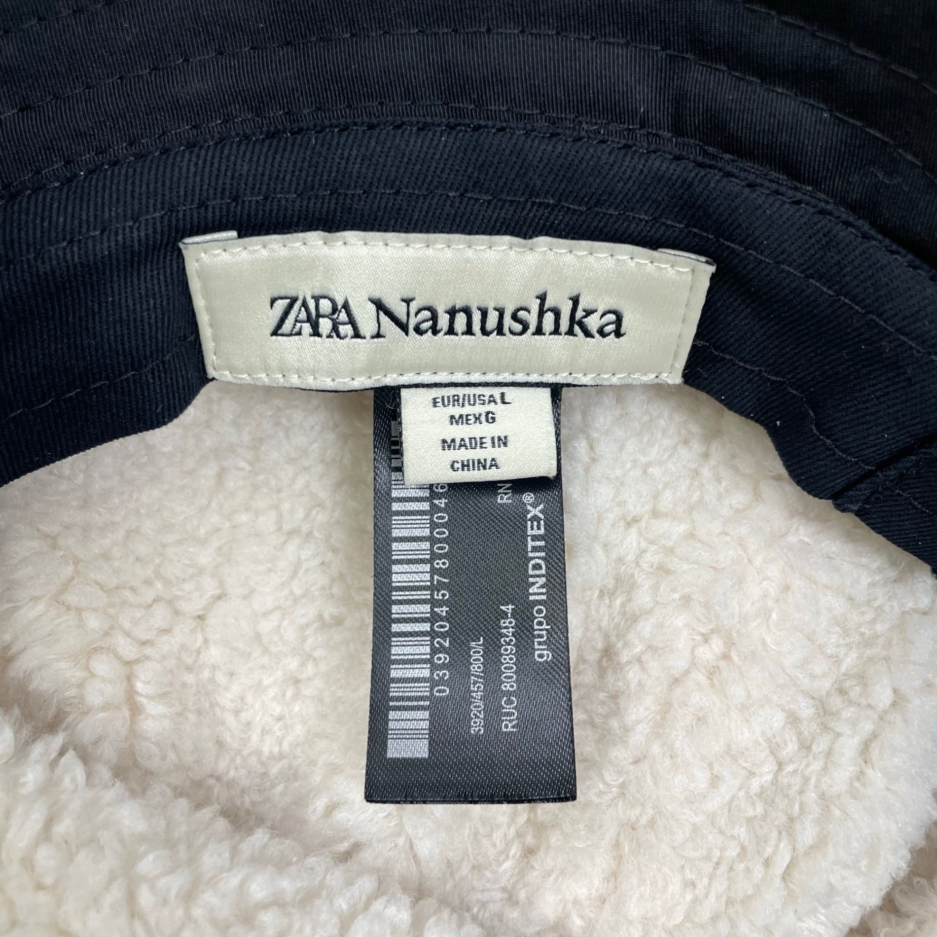 ZARA × Nanushka ザラ ナヌーシュカ / コラボ テクニカルバケットハット SIZE:頭囲58cm