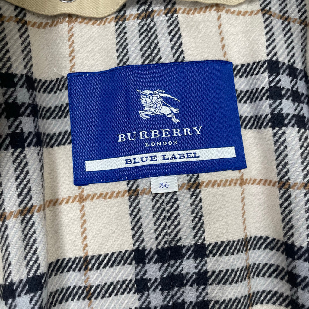BURBERRY BLUE LABEL / ライナー付きトレンチコート 参考定価：80,000程度 SIZE:36