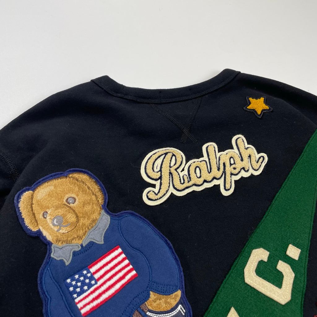 POLO RALPH LAUREN ポロ ラルフローレン / フルデコレーション スウェット ポロベア ウイングフット CYO 参考価格：60,000程度 SIZE:M