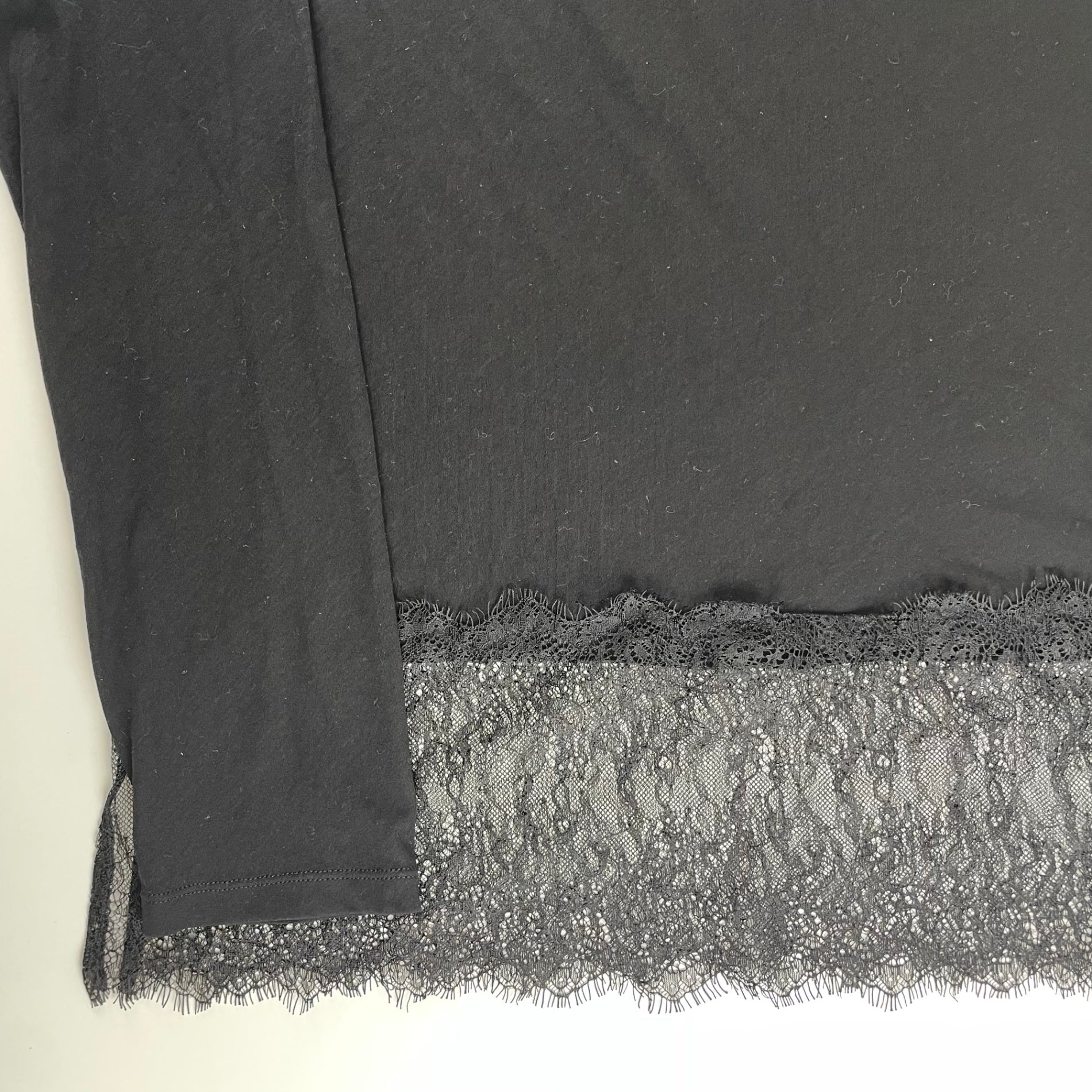 JOURNAL STANDARD ジャーナルスタンダード / レースヘム クルーネックシアーロングT 26年モデル 参考定価：7,200+tax SIZE:FREE