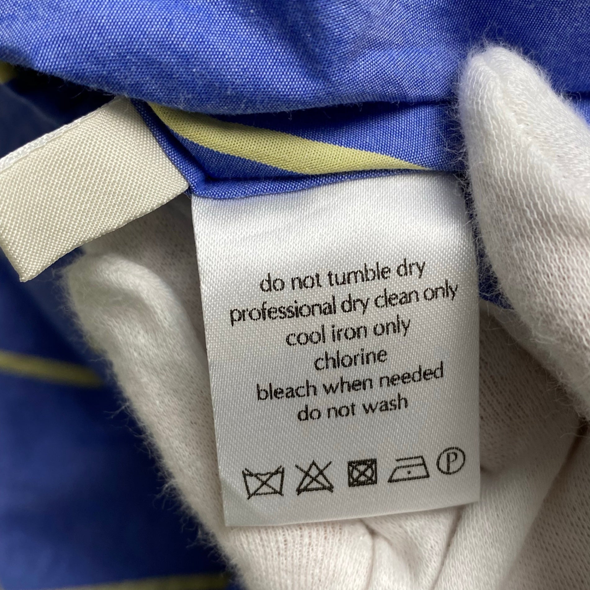 CristaSeya クリスタセヤ / Dopuble Coulisseスカート ストライプ ブルー 参考定価：64,880 SIZE:S