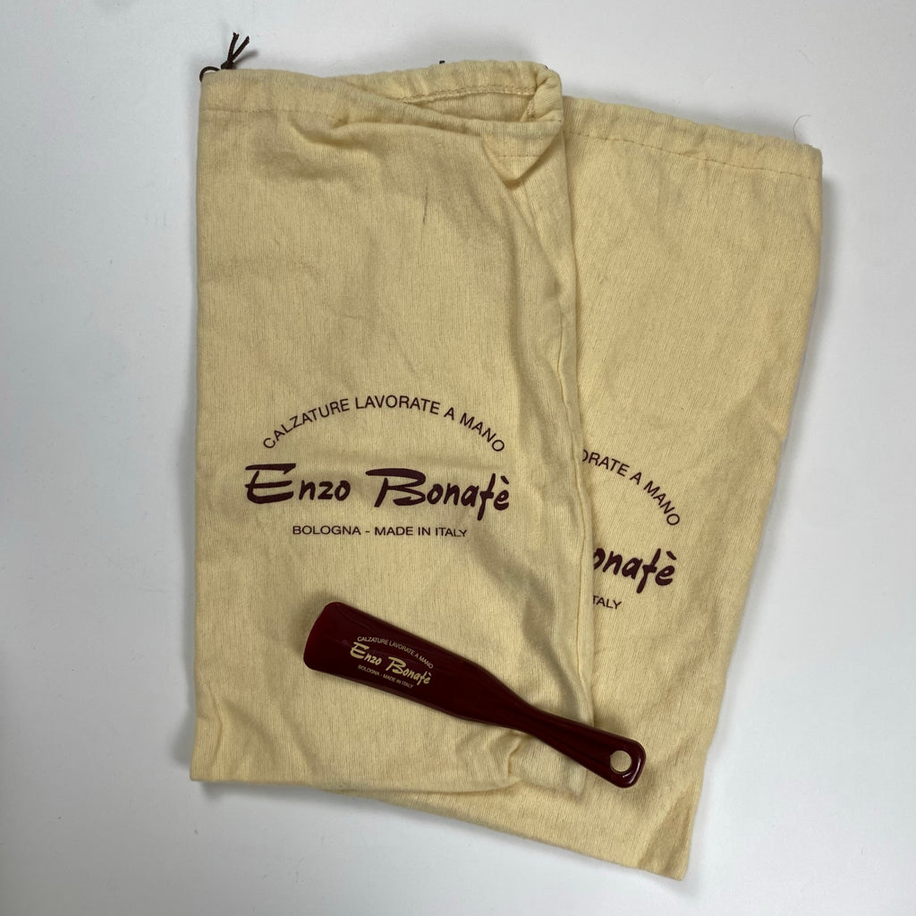 ENZO BONAFE × NAMACHEKO エンツォ ボナフェ ナマチェコ / コラボ メダリオンシューズ ダービーシューズ ダークグリーン 試着程度 参考定価：154,000+tax SIZE:40