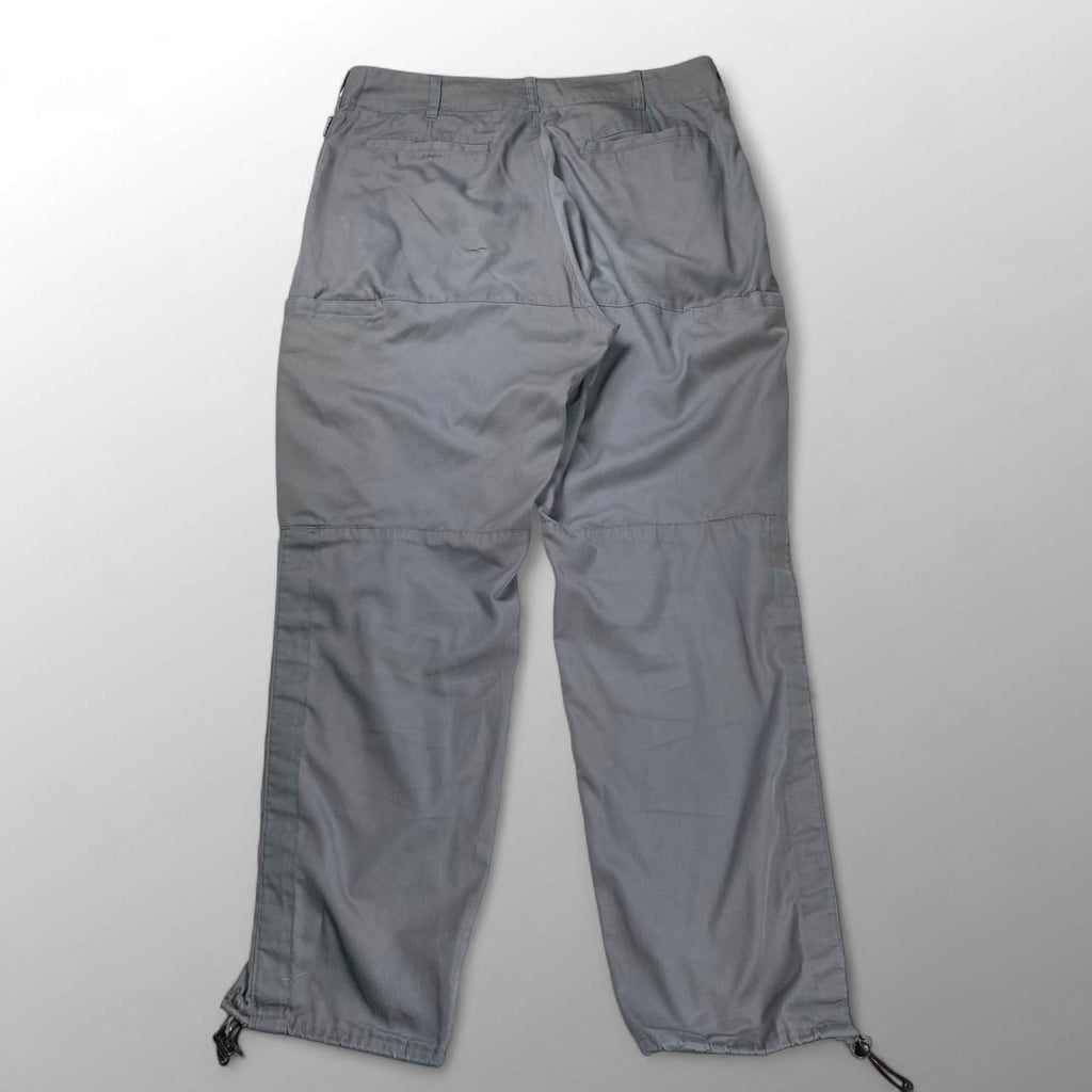 90s more about less モアアバウトレス / 90s アーカイブカーゴパンツ グレー ドローコード 旧FINESSE SIZE：L