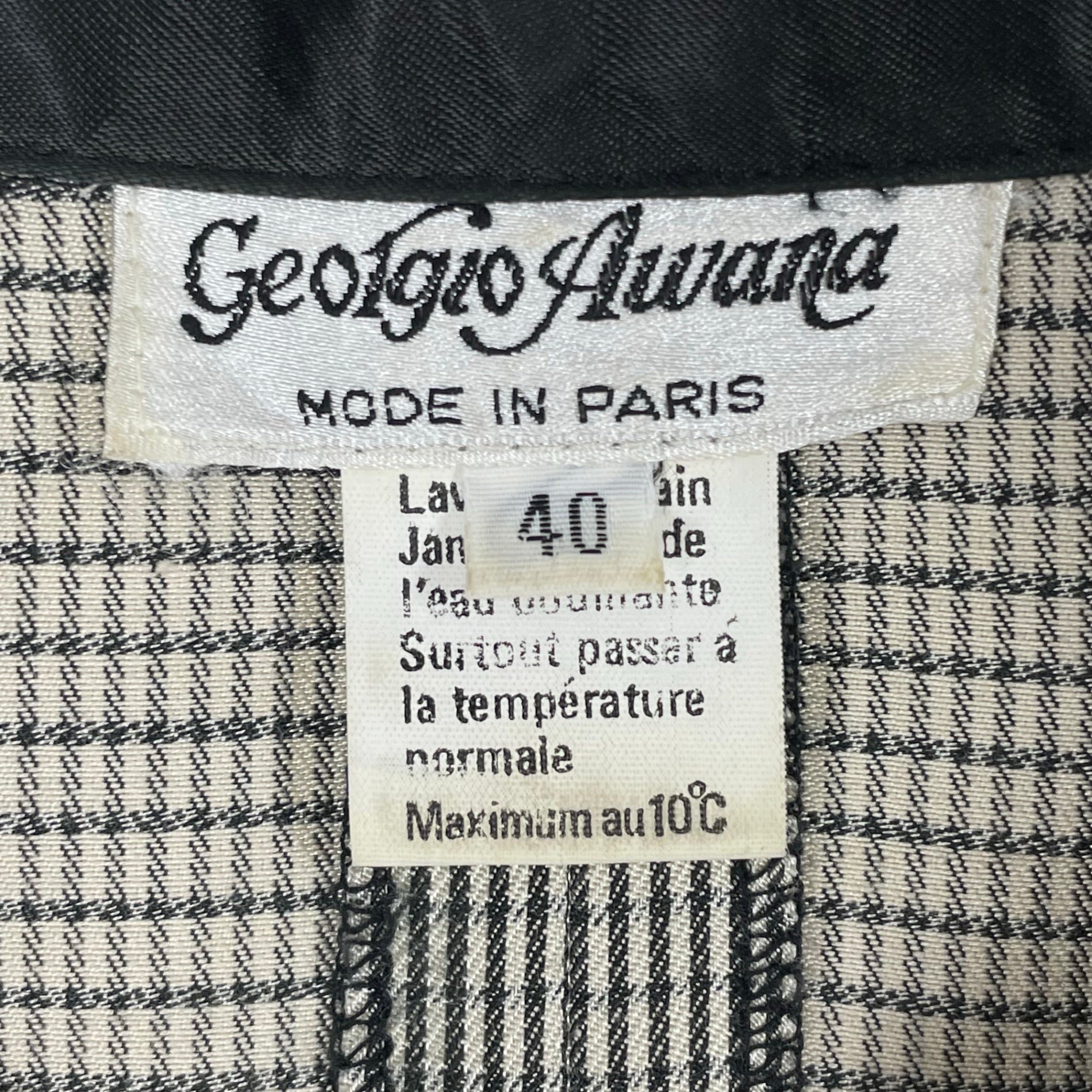 EURO VINTAGE / スタッズデザインシャツ MADE IN FRANCE SIZE:40
