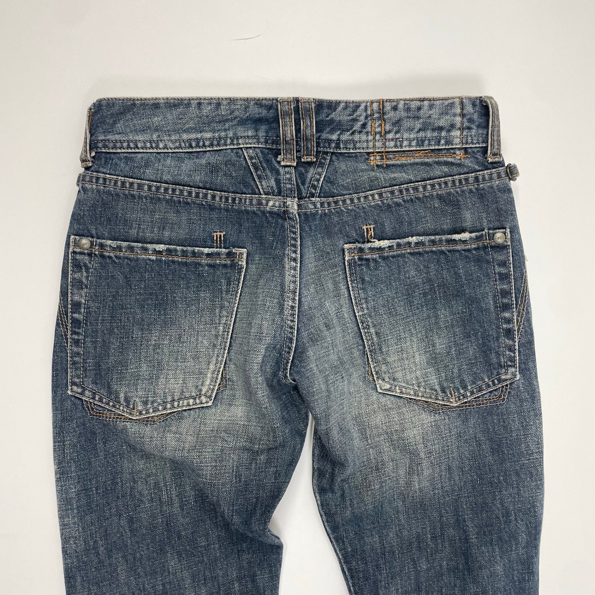 MARITHE FRANCOIS GIRBAUD マリテ フランソワ ジルボー / Y2K ヴィンテージギミックデニムパンツ SIZE:3S