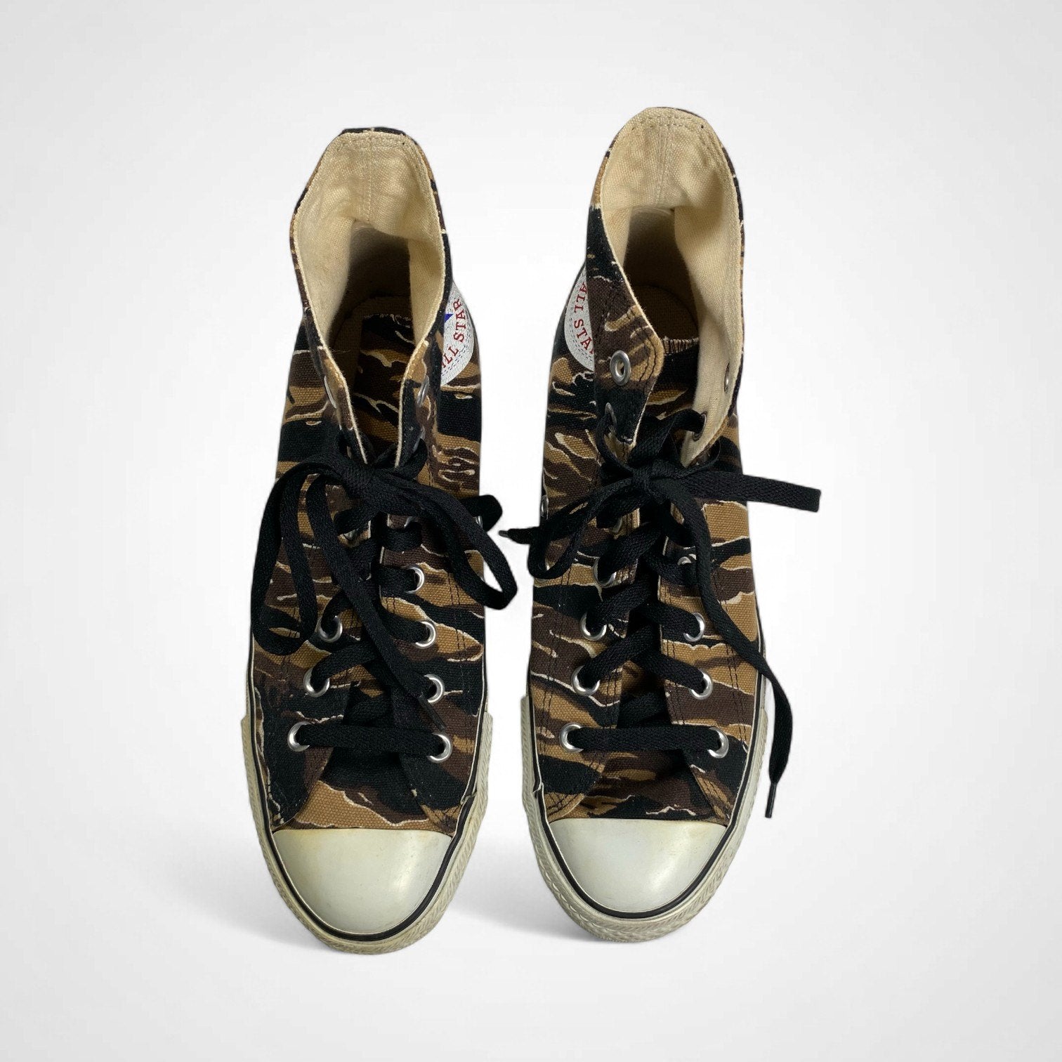 CONVERSE コンバース / キリン柄 ハイカットスニーカー MADE IN JAPAN ブラウン SIZE：7 1/2(26cm程度)