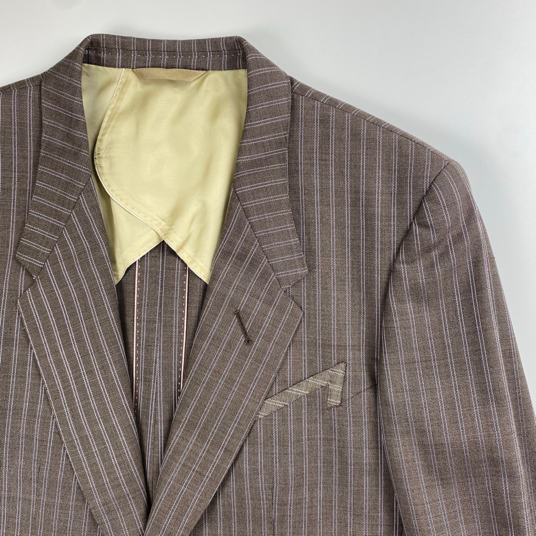 【スペシャル】Paul Smith COLLECTION ポールスミスコレクション / ウール×シルク デザインスーツ MK.134004 MD,2581 SIZE:L