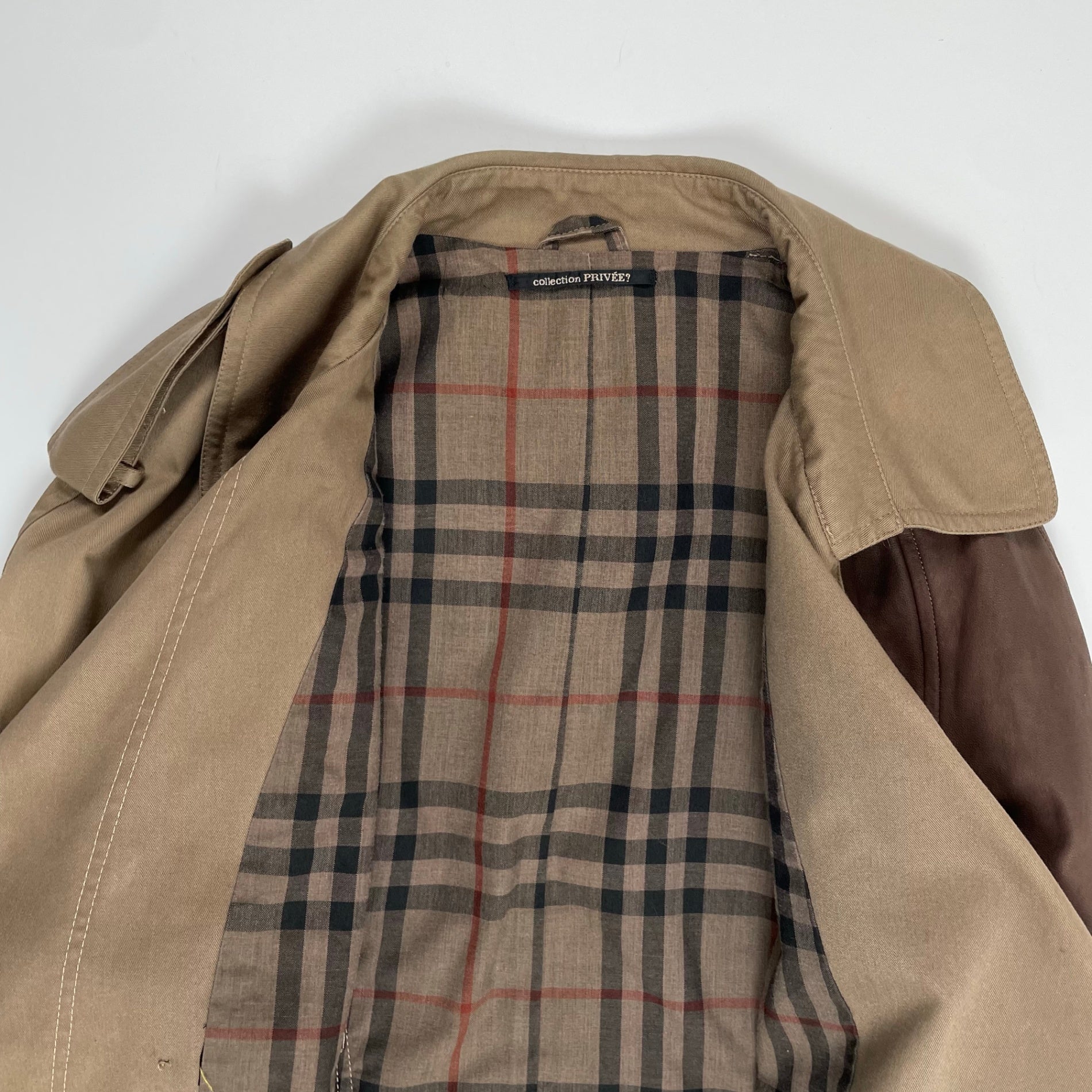 collection PRIVEE? コレクションプリヴェ / Burberry再構築ショートトレンチコート H.P FRANCE取扱い 参考定価：120,000程度 SIZE：M