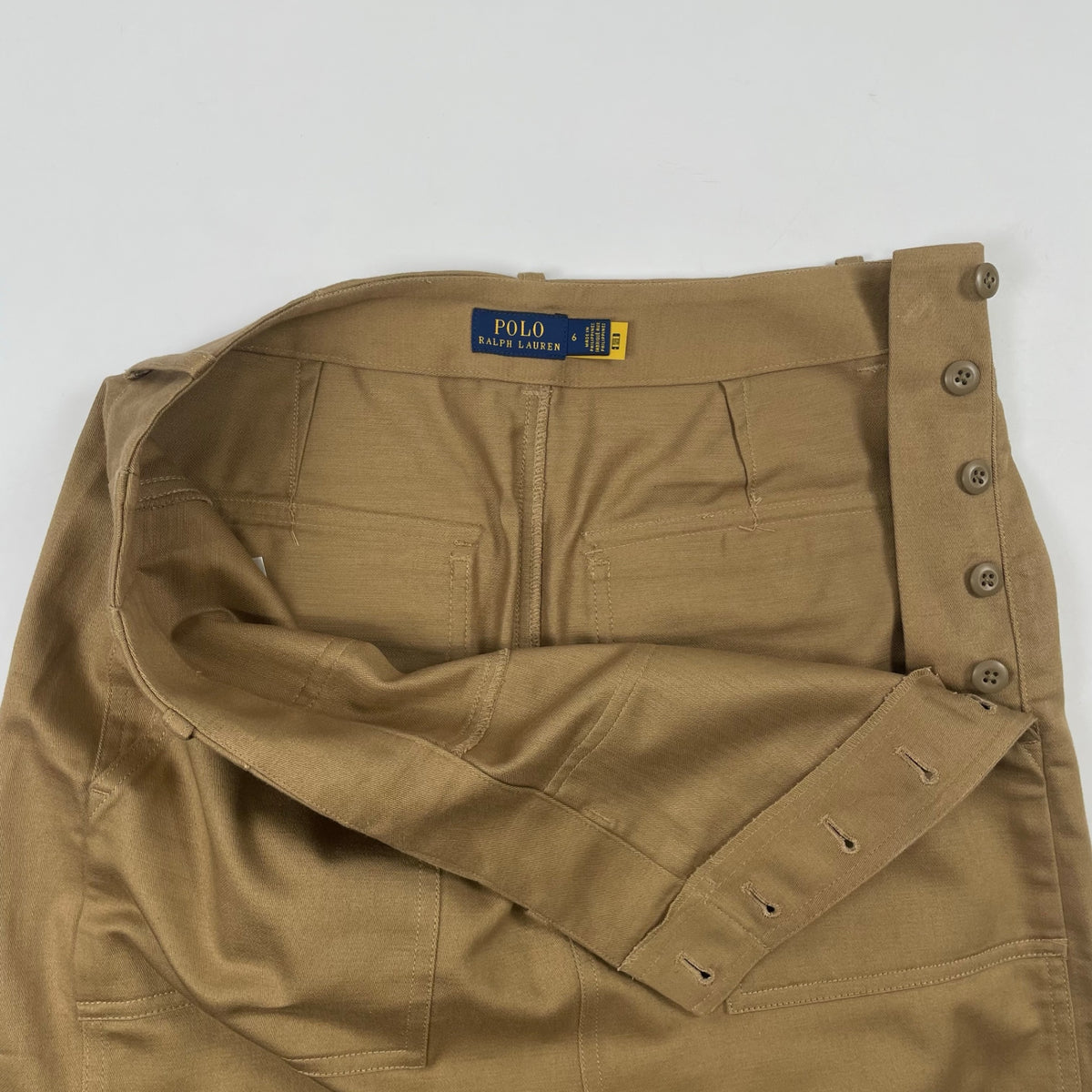POLO RALPH LAUREN / ミリタリーチノスカート 参考定価：32,000程度 SIZE:6