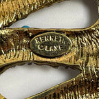 Kenneth  Jay  Lane ケネス・ジェイ・レーン / ターコイズ×ダイヤ スネークブローチ