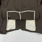 YAECA WRITE / コットンリネン3Bジャケット 参考定価：52,000程度 SIZE:M