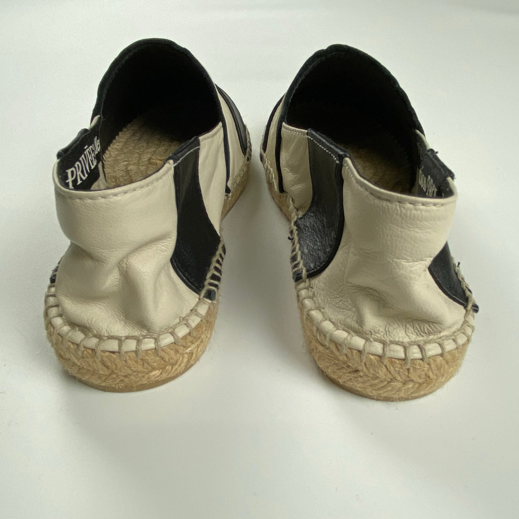 collection PRIVEE? コレクション プリヴェ / レザー ボーダー エスパドリーユ H.P FRANCE取扱い 参考定価：30,000程度 SIZE：35