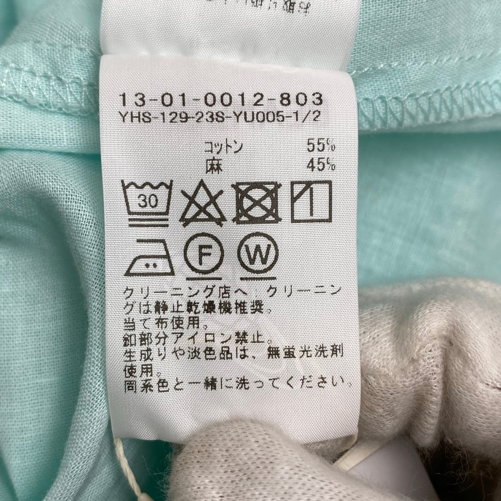 BEAMS BOY ビームスボーイ / コットンリネンフリルギャザーブラウス 未使用 参考定価：14,800+tax SIZE:FREE