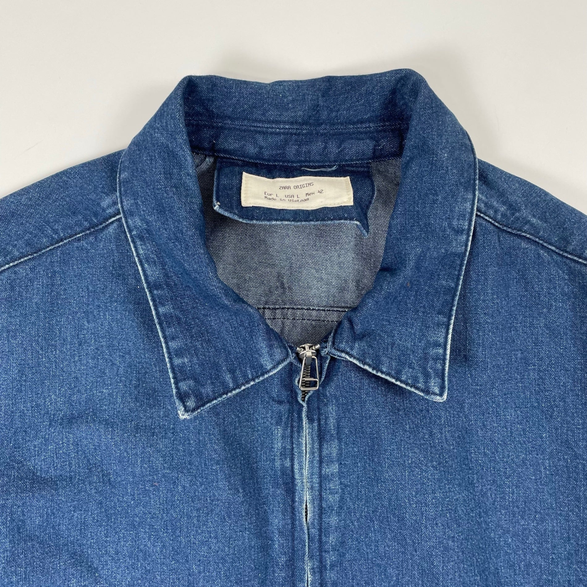 ZARA ORIGINS / デニムスウィングトップ 高級ライン SIZE:L