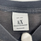 ARMANI EXCHANGE アルマーニ エクスチェンジ / USA製ヴィンテージロゴTシャツ フェード SIZE:L
