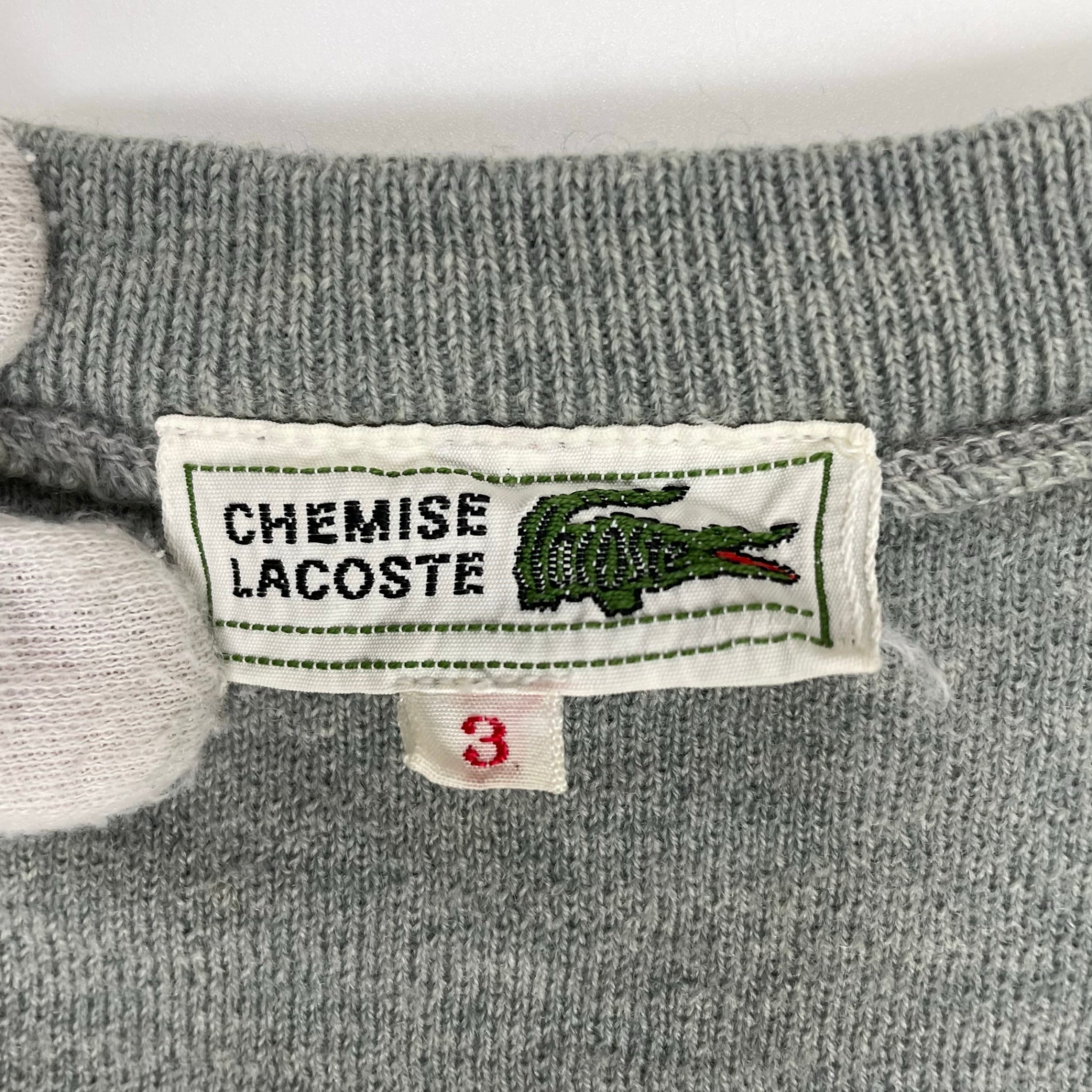 VINTAGE LACOSTE ラコステ / ヴィンテージ アーガイルニットベスト SIZE：2