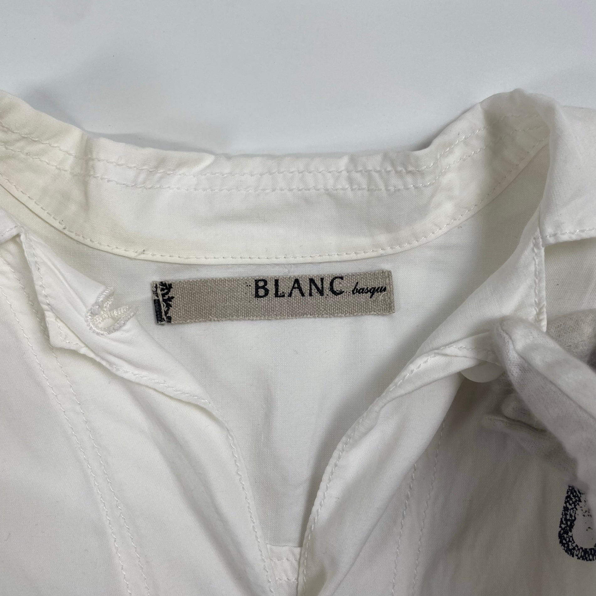 blanc basque ブランバスク / ビッグシルエットミリタリーシャツ 参考定価：18,000程度 SIZE:38