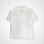 agnes b homme アニエスベー オム / レザール刺繍オープンカラーシャツ ホワイト 参考定価：25,000程度 SIZE：36