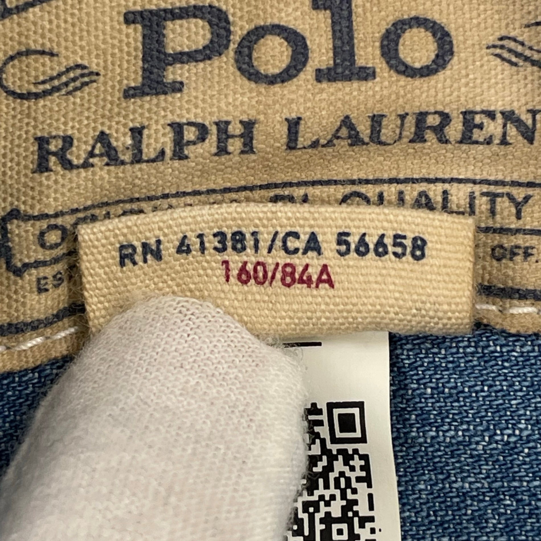 Polo RALPH LAUREN / ワイドショートデニムシャツ 参考定価：28,000程度 SIZE:S