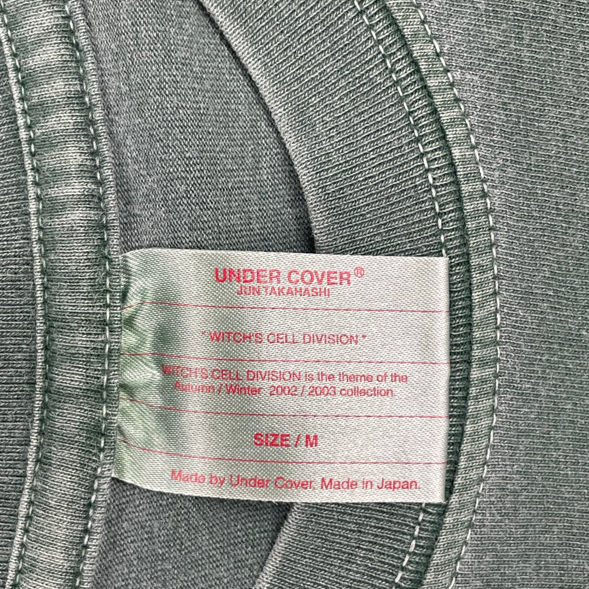 UNDERCOVER アンダーカバー / 02AW ダイナソーTEE 魔女期 グリーン SIZE：M