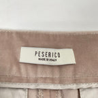 PESERICO / リボンデザインベロアパンツ 参考定価：85,000程度 SIZE:42