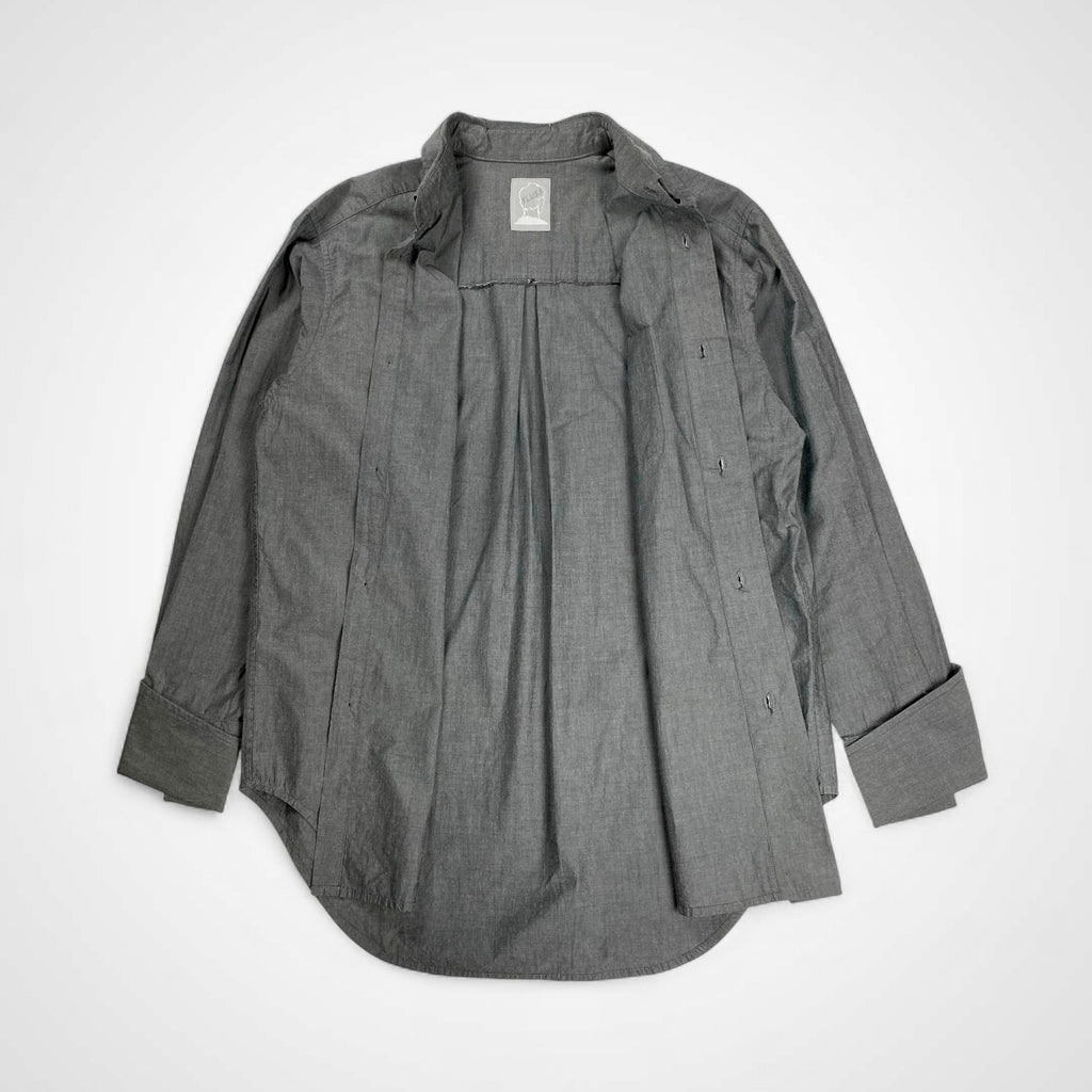 FLUSS フルス / イレギュラーディテール シャツ 参考定価：40,000程度 SIZE:1(M程度)