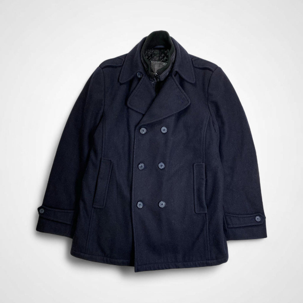 MILANO ITALY UOMO ミラノ / ライナードッキング ミドルPコート ネイビー SIZE:52(XL程度)