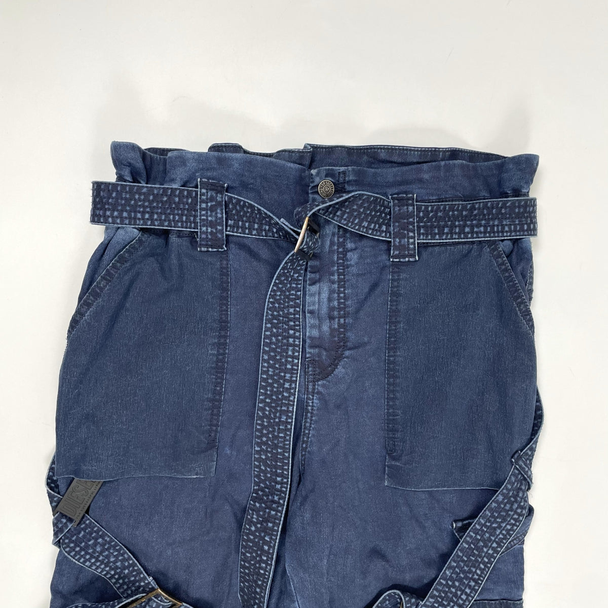 DIESEL / ボンテージカーゴパンツ 転写デニム インディゴ SIZE:29