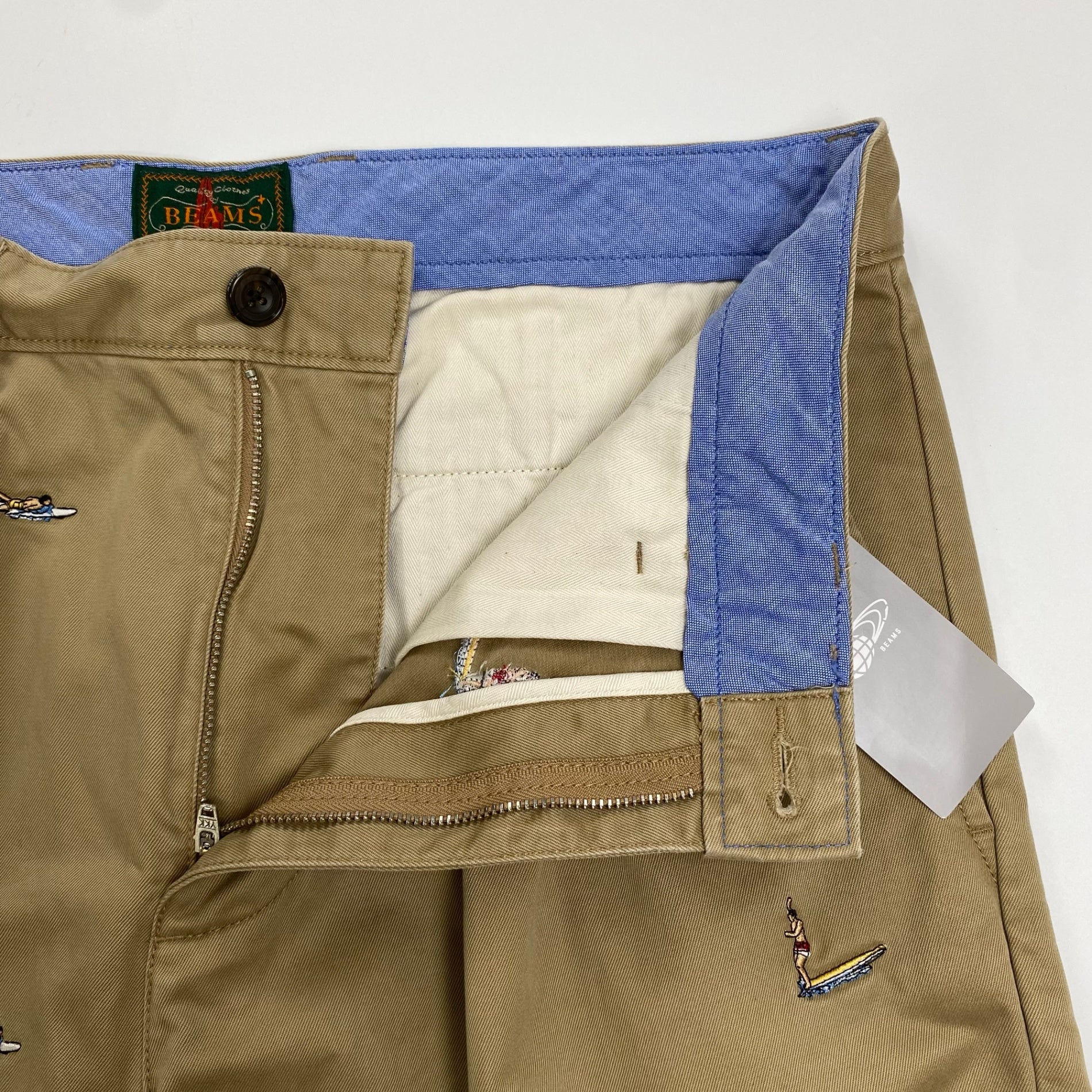 J CREW × BEAMS PLUS ジェイクルー ビームスプラス / コラボ サーファー刺繍 チノパン 参考定価：32,000+tax SIZE:32