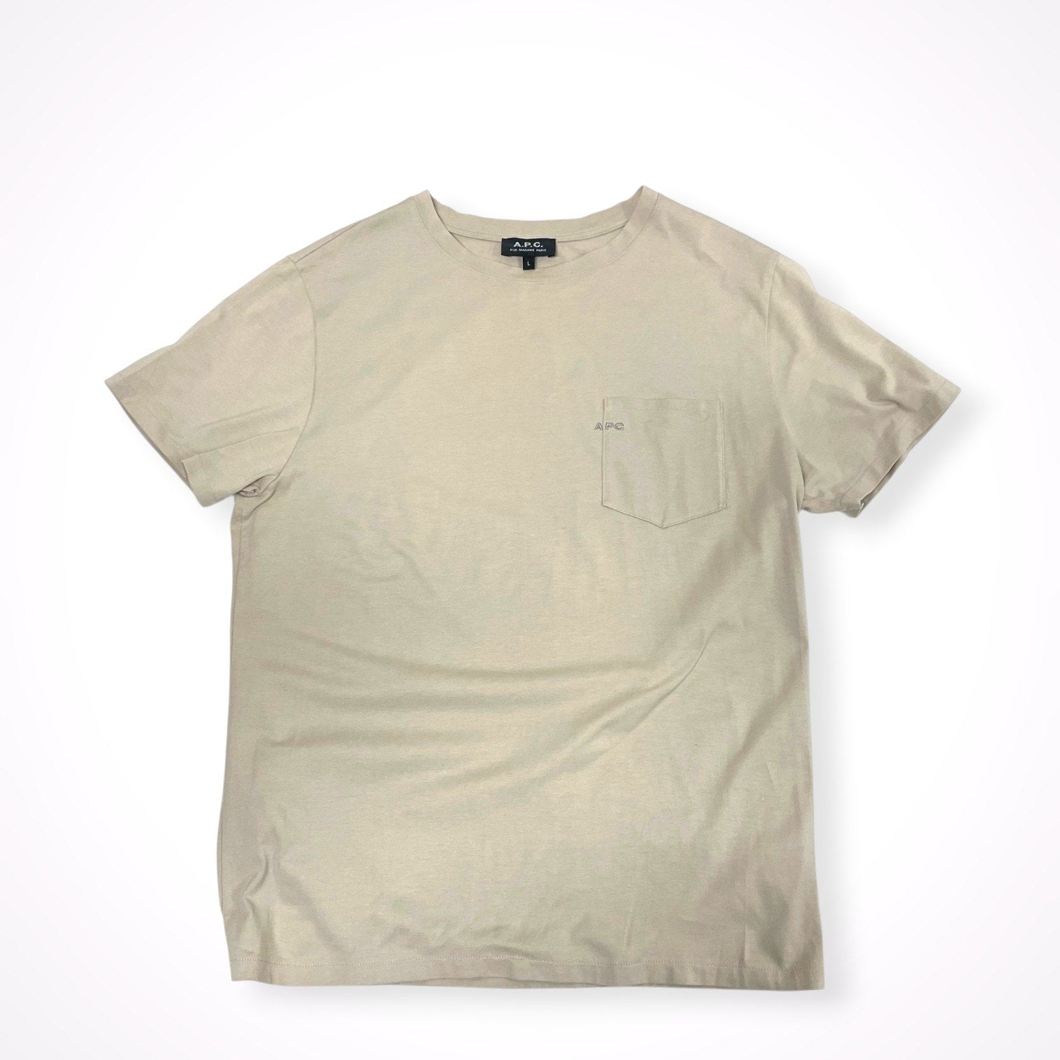 A.P.C. / 刺繍ポケットTシャツ 参考定価：8,400+tax SIZE:L
