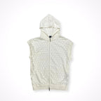 EMPORIO ARMANI エンポリオ アルマーニ / ニットフーディーベスト 参考定価：40,000程度 SIZE:L