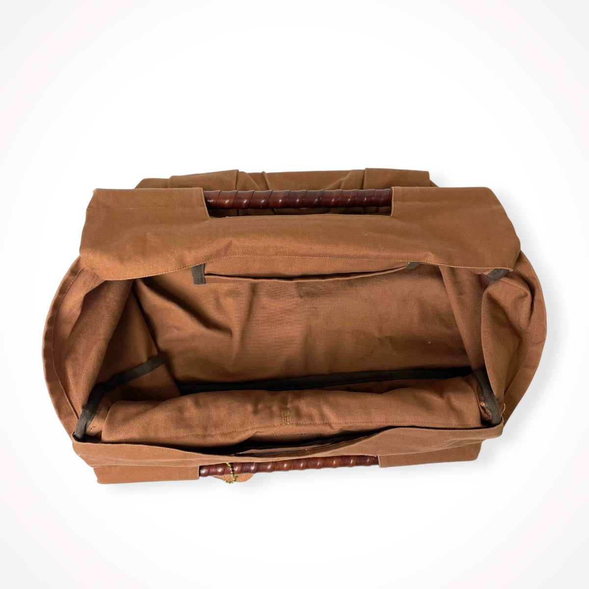 Brown Brown / キャンバス生地 ハンドルカゴバッグ 参考定価：24,000程度